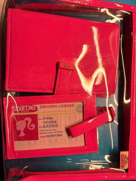 BEIS Accessories - *LIMITED EDITION* Beis X Barbie passport holder and luggage tag